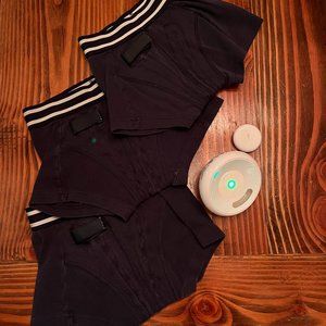 Rodger Wireless Bedwetting Alarm & Briefs - SMALL - NAVY